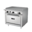 Estufa Asber con Plancha y Horno a Gas en Acero Inoxidable Modelo: WAER-G36-36 H Marca: ASBER
