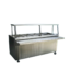 Baño María a Gas de 3 Insertos Plancha y Tajo en Acero 430 Modelo: WBBMEG0160 Marca: WISTVA
